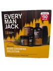 Every Man Jack Beard Grooming Kit Sandalwood Gift Set Wash Oil Butter