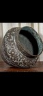 Bronze Or Brass Vessel With Relief Decoration Depicting Figures And Calligraphic
