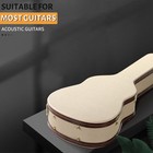 New Glarry 39  Classical Guitar Case Microgroove Wood Hard Shell With Keys Grey