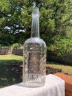 Antique   Vintage   Whiskey - Bourbon -bitters Bottle   With 91 Stars Embossed  