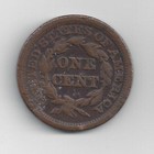 Usa 1839-1857 Braided Hair Large Copper Cent Coin - Random Date
