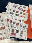 Vtg Postage Stamp Collection Scott Album Loose Pages 1800s-1960s
