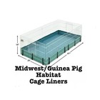 Guinea Pig Small Animal Cage Liner Fleece New Midwest 24    X47    Pizza