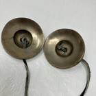 Vtg Tibetan Buddhist Tingsha Cymbals Reiki Bell Chimes Double Dragon Motif Heavy