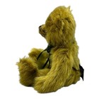 1993 Ty Fern Beanies Attic Treasures Olive Green Jointed Bear 8 5   