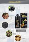 Black Hair Dye Shampoo Instant 3 In 1 Grey Coverage
