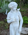 Romanesque Greek Goddess Garden Statue Backyard Patio Roman Style Figurine 2 5ft