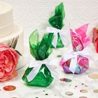 100-pack White Satin Ribbon Twist Tie Bows For Gift Wrapping Crafts  2 5x3 In