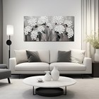  Flower Wall Art For Bedroom Women Black And Painting Wall 40l  X 20w  White
