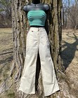 Vtg 70s Nos Wrangler High Waist Flare Wide Leg Bell Bottom Pants Jeans S Xs