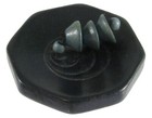 Large Vintage Movable Wood Button  Octagonal Shape  Dangling Wood Beads