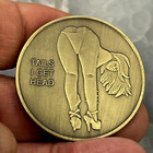   Heads I Get Tail -tails I Get Head    Adult Nude Flipping Token Pocket Coin    