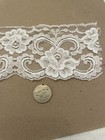Vtg White Lace 1 528 Yards
