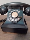 Vintage 1940s Western Electric F1 Bell System Bakelite Black Rotary Telephone
