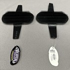 Weaver Leather Livestock Massage Brush Plastic Black Adjustable 2 Pk 69-6005-bk