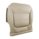 Front Driver Side Bottom Seat Cover Tan Microfiber Leather For Jetta 2011-2017