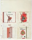 Lot Of 10 Empty Vintage Cigarette Packs wrappers Canary Islands   Spain 1940s-80