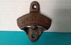 Vintage Look Cast Iron Wall Mounted Bottle Openers Beer Pop Soda Open Here