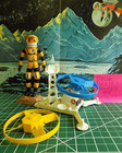 1968 Mattel Major Matt Mason Satellite Launcher - Works  -  man In Space 