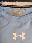 Under Armour Heat Gear Long Sleeve Baby Blue Compression Shirt Size Men s Large