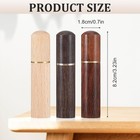 3 Pack Wooden Toothpick Holder Portable Mini Toothpick Case For Travel