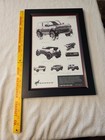 Ford Owner Limited Edition Bronco Poster  Letter  Framed 19 x 13 