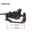 Pair Mountain Bike Hydraulic Disc Brake Set Mtb Cycling Left Front Right Rear 