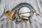 Vintage Brass German Hunting Bugle Horn With Leather Wrap Furst Pless