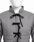 Handmade Medieval Padded Gambeson Jacket Gray Hema Larp Reenactment Armor Arming