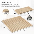 Naizea Japanese Tatami Mat  Foldable Tatami Bed Frame Floor Bed King Size 80x76 