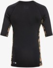 Quiksilver Rash Guard Arch This Hawaii Ss Boys Sz L 14 Black Camo Travel Pool