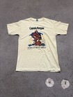Captain Morgan  does It With Spice  1986 Vintage Advertising T-shirt Beige