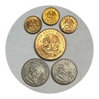 1958-1964 Mexico Brilliant Uncirculated Coins  6 Beautiful Coins