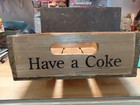 Coca Cola Wood Box Soda Crate Vintage   Very Clean 