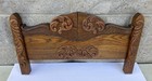 Antique Victorian Carved Oak Wood 24  Pediment Architectural Crown Molding