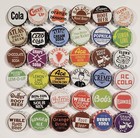 100 Random Soda Bottle Caps Pop Crimped used  Zero Defects Vintage Classic