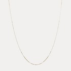 1mm Box Chain Necklace - Real Solid 925 Sterling Silver Or 14k Gold Vermeil