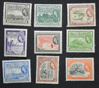 British Guiana 253-261   1954 Queen Elizabeth Qeii Stamps   Mnh   Short Set