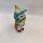 Vintage Japan Pixie Figurine Mushroom Hat Ladybug Wings Mandolin Player 3 75   