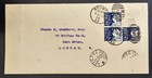 1904 New South Wales Cover 3 Stamps Cd Sydney-london W Late Fee Cd