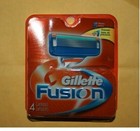 4 Gillette Fusion Razor Blades Cartridges Refill Shaver Manual Fit Flexball Open
