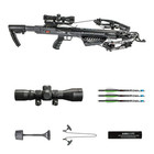 Killer Instinct Burner 415 Fps Crossbow Package  gray Camo  Hunting