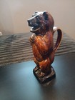 Vintage  Vodka Promotional Brown Standing Bear Bar Jug Pitcher