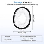 For Tineco Dust Bin Lid With Gasket Cordless Vacuum Cleaner S11 A11 Accessories