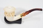 Vintage Ural Meerschaum Pipe- Unused In Case