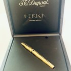 S t  Dupont Afrika Limited Edition  71 1000  Fountain Pen 18k M Nib W box books