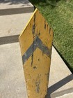 Railroad Semaphore Signal Wood 48    Pointed Blade Train Sign