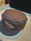 Vintage Harley Davidson Quilted Brown Hat