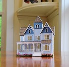 Miniature Victorian Queen Anne Dollhouse Northeastern Wood 1 144 Scale 1 12 Ooak