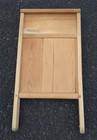 Vintage Pagoma Brass Washboard Wooden Hand Wash Clothes Country Decor 24 In